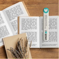 Bookmark- Books- Teal- V2
