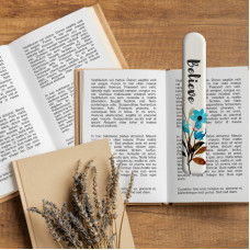 Bookmark- Floral-V1- Believe