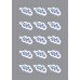 Envelope Seals-Purple-Floral