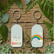 Keychain-Long-Rainbow Keychain-Long-Rainbow
