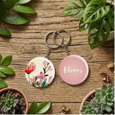 Keychain-Round-Bloom Keychain-Round-Bloom