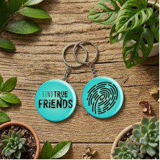 Keychain-Round-Friends Keychain-Round-Friends