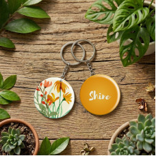 Keychain-Round-Shine