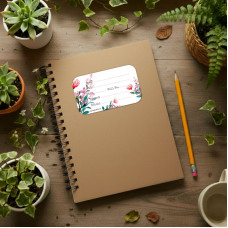 Notebook Labels-Bloom